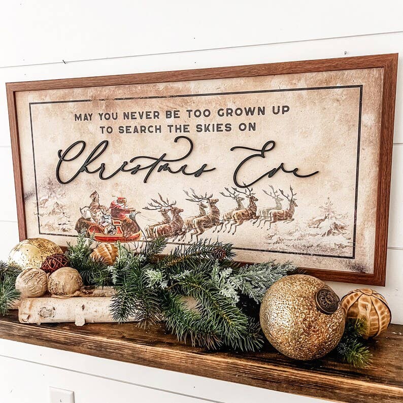 Search Skies Christmas Eve - Rectangle Style