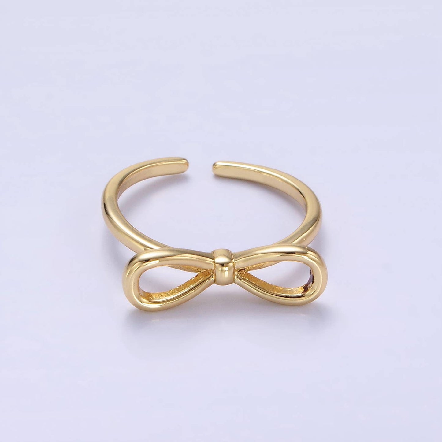 Open Ribbon Bow Ring