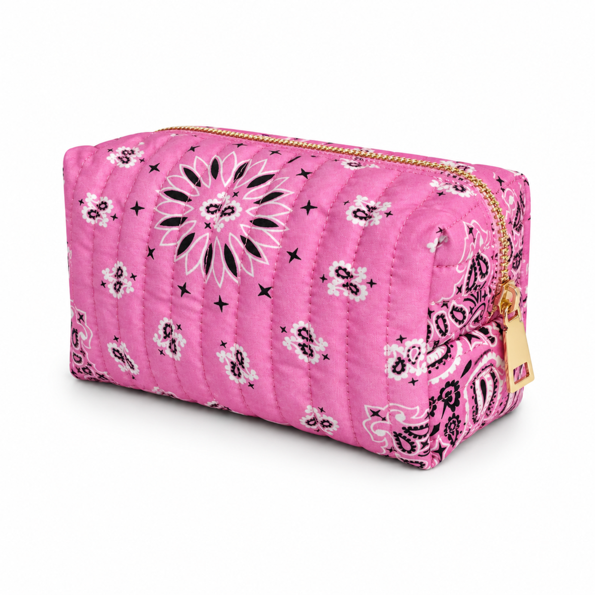 Bandana Cosmetic Case, Everyday Travel Pouch