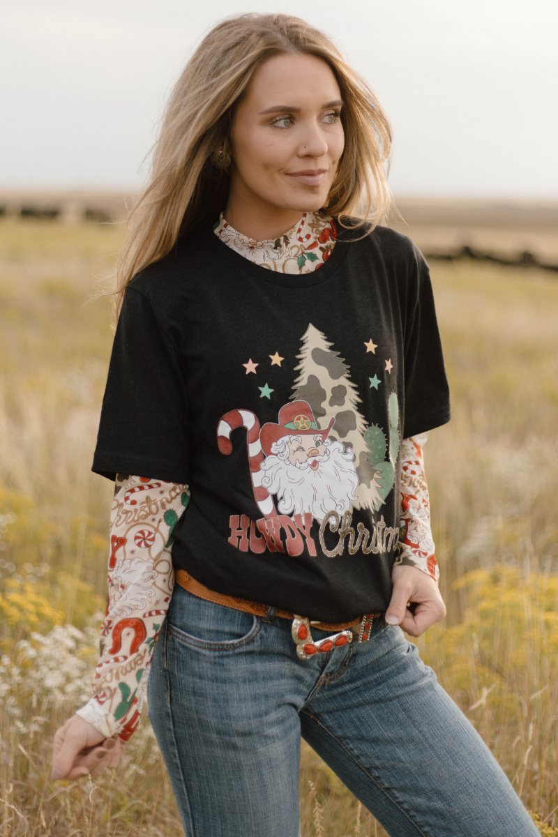 Howdy Santa Tee
