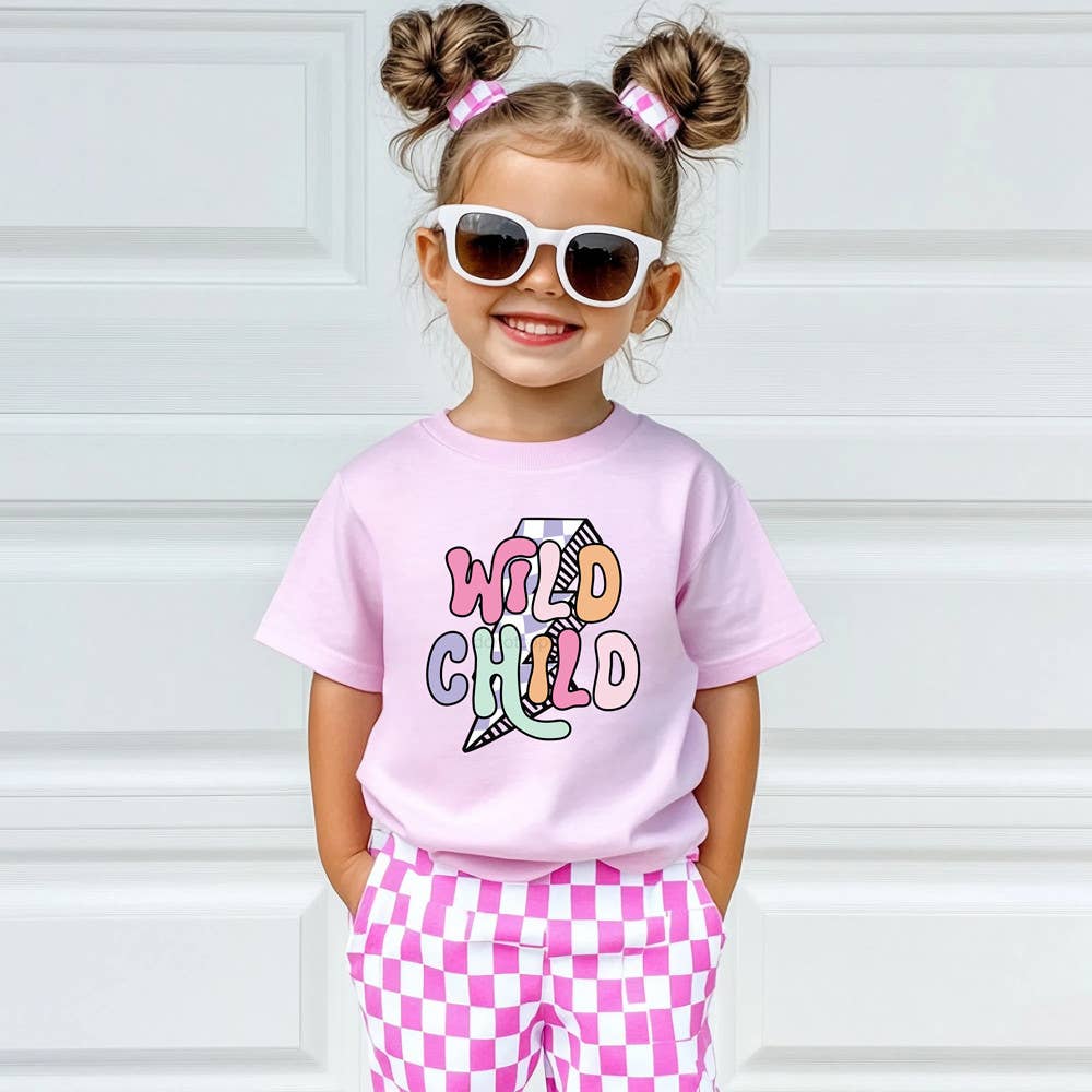 Retro Wild Child Graphic Tshirt