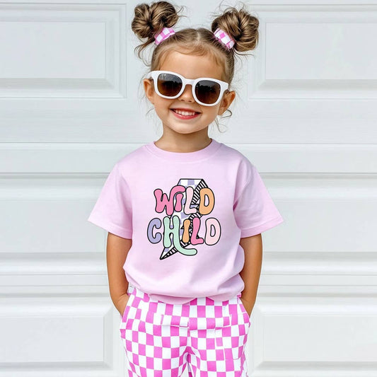 Retro Wild Child Graphic Tshirt