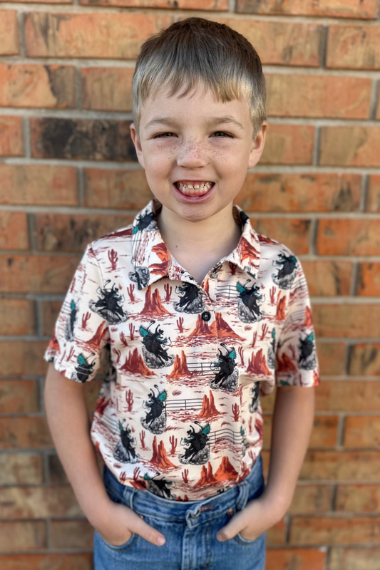 Mini Golden Buckaroo Polo