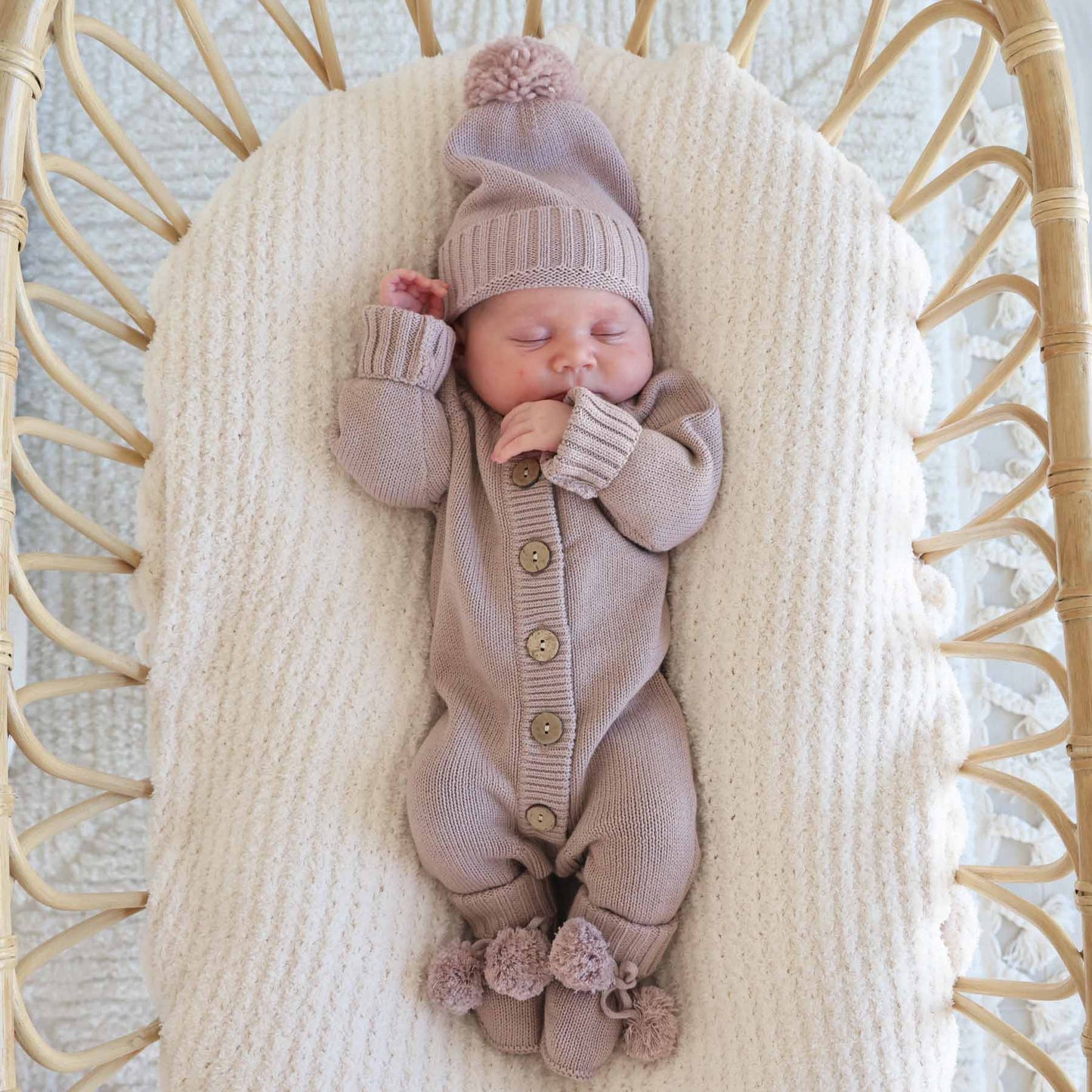 Knit Sweater Button Romper