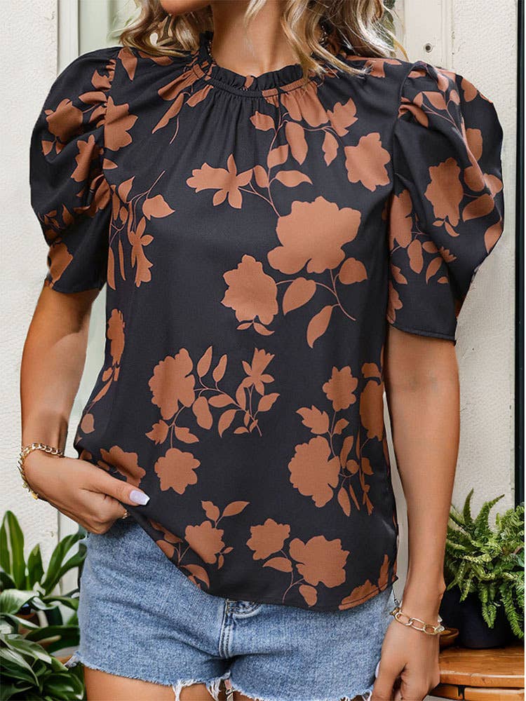 PUFF SLEEVE  TOP