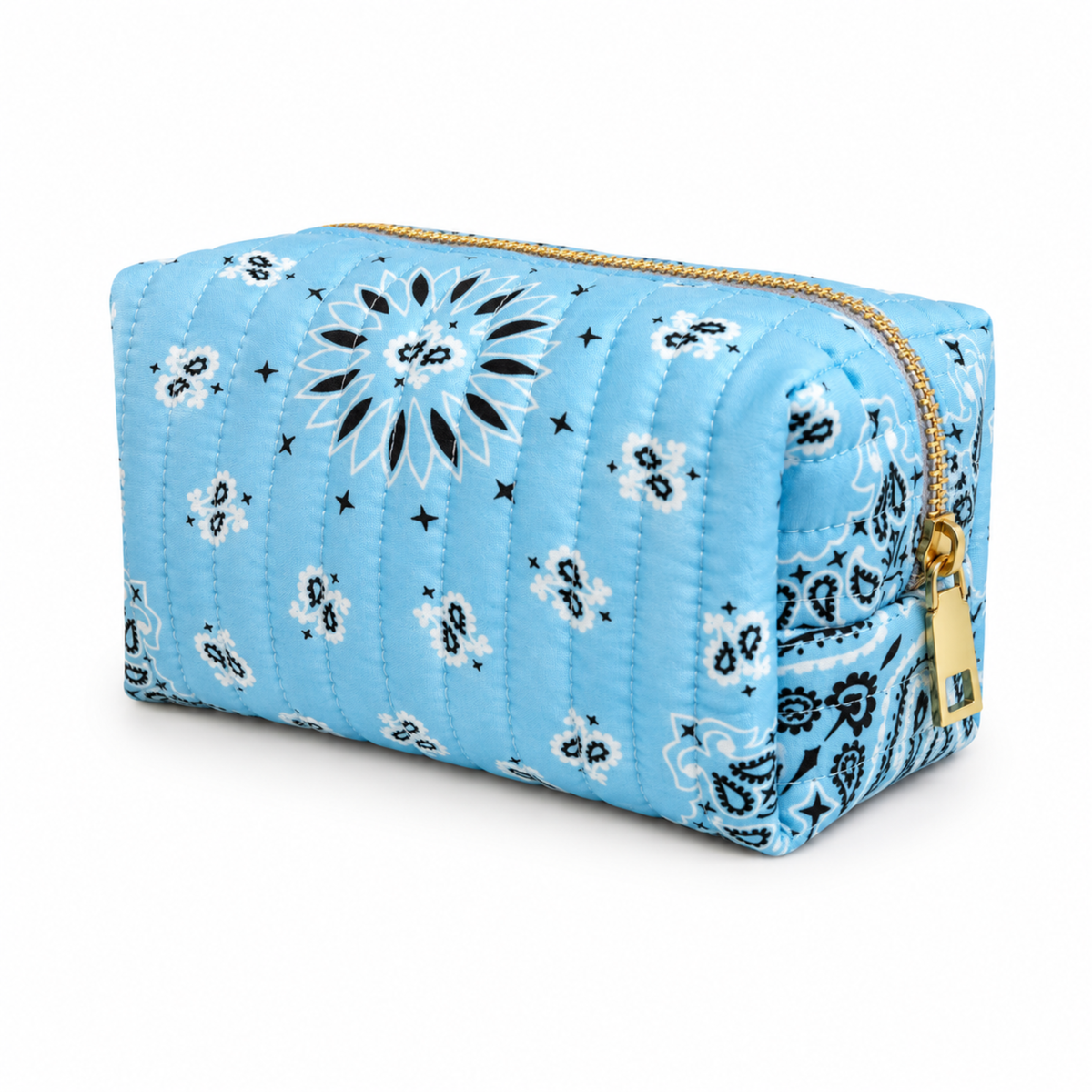 Bandana Cosmetic Case, Everyday Travel Pouch