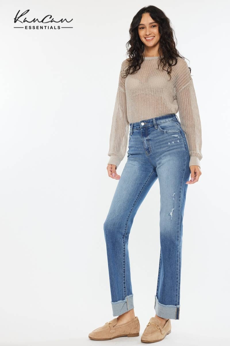 Kancan"Shy" HIGH RISE STRAIGHT JEANS