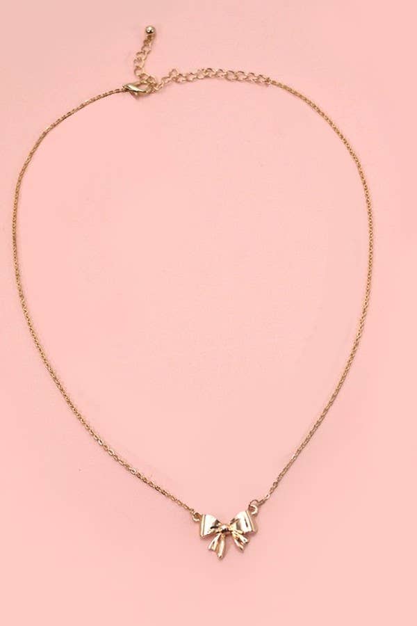 ADDY BOW NECKLACE