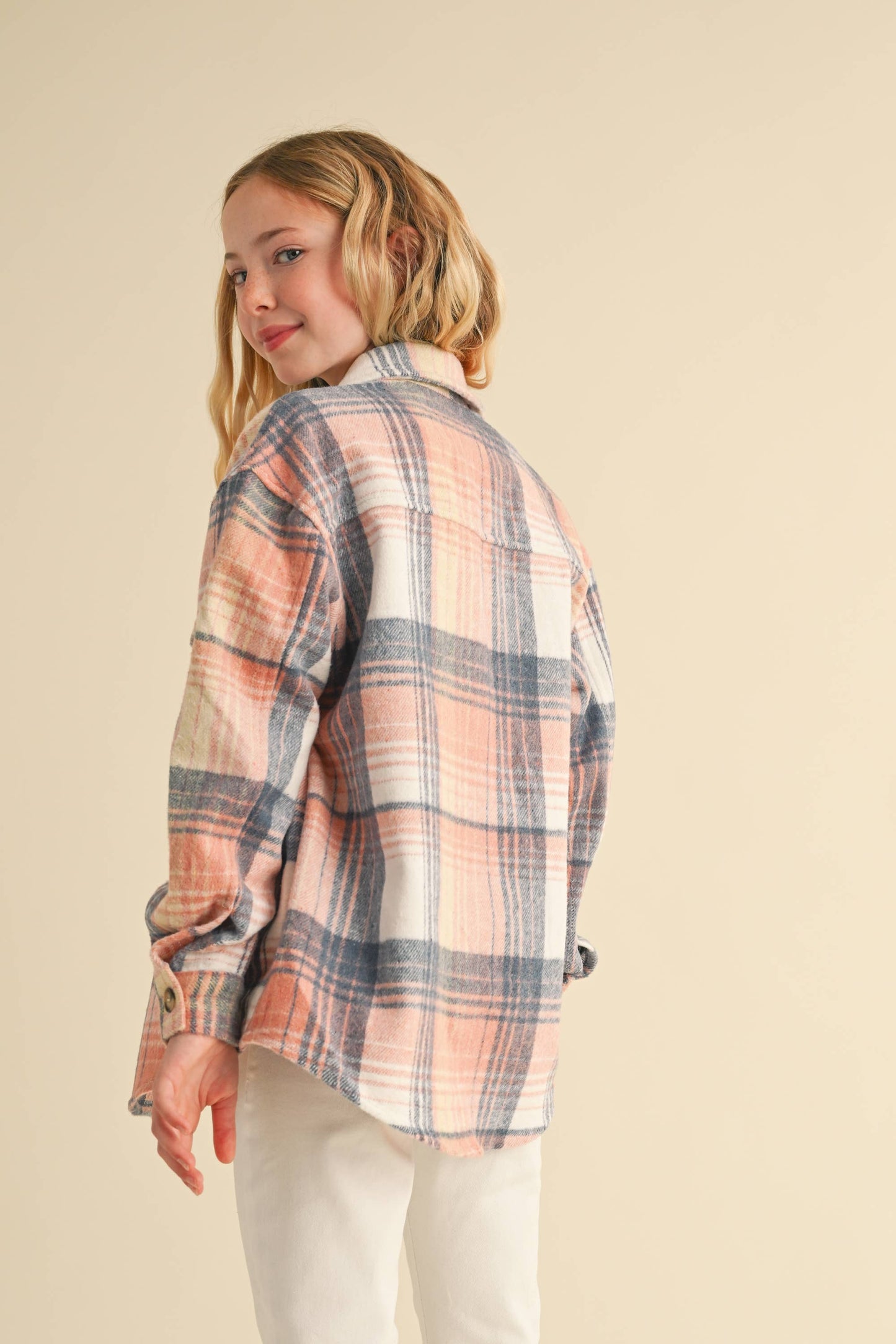 TWEEN GIRLS KIDS ONE POCKET SHACKET