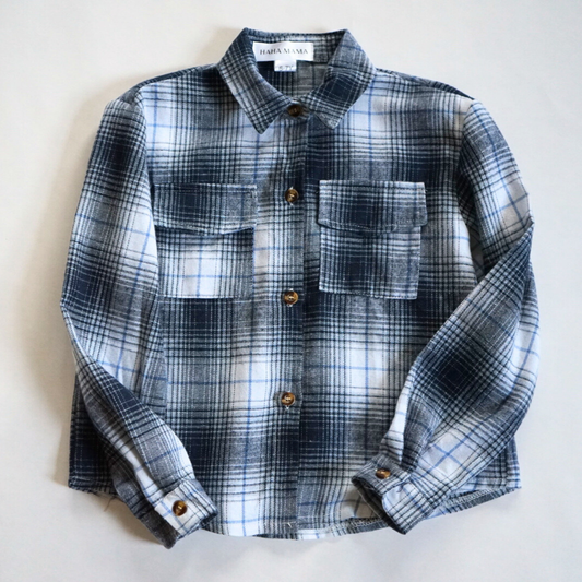 Boy's Lightweight Navy Flannel