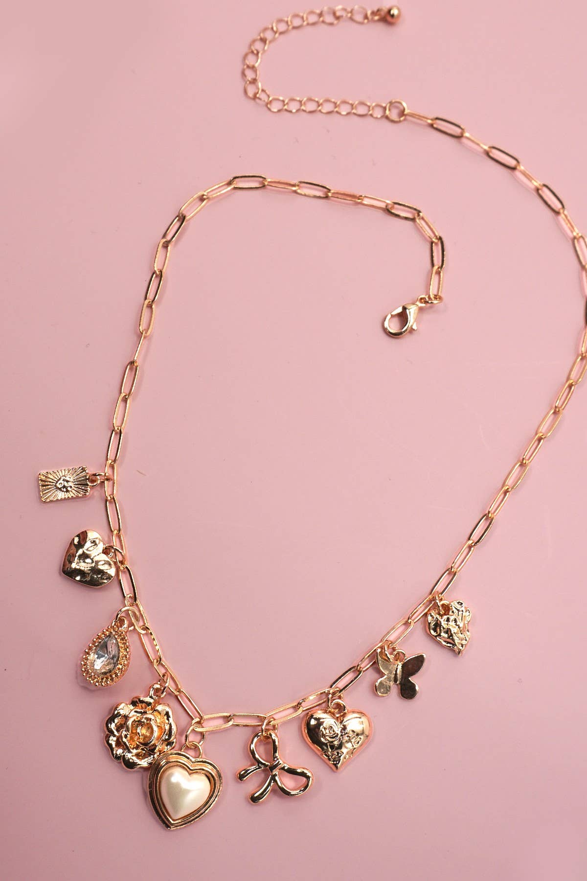 Flower Charm Necklace