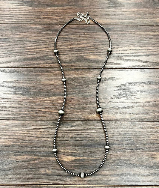 738910, 34" Navajo Bead Necklace
