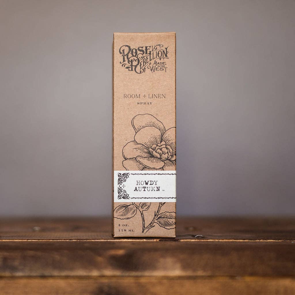 Howdy Autumn Room + Linen Spray 4 oz.