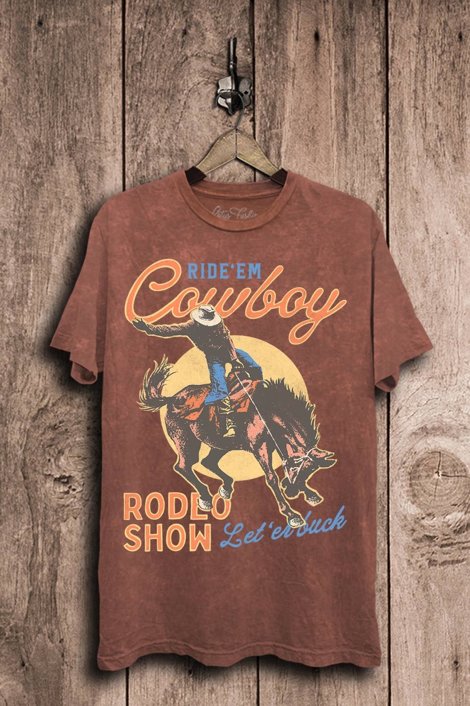 Cowboy Rodeo Show Graphic Top