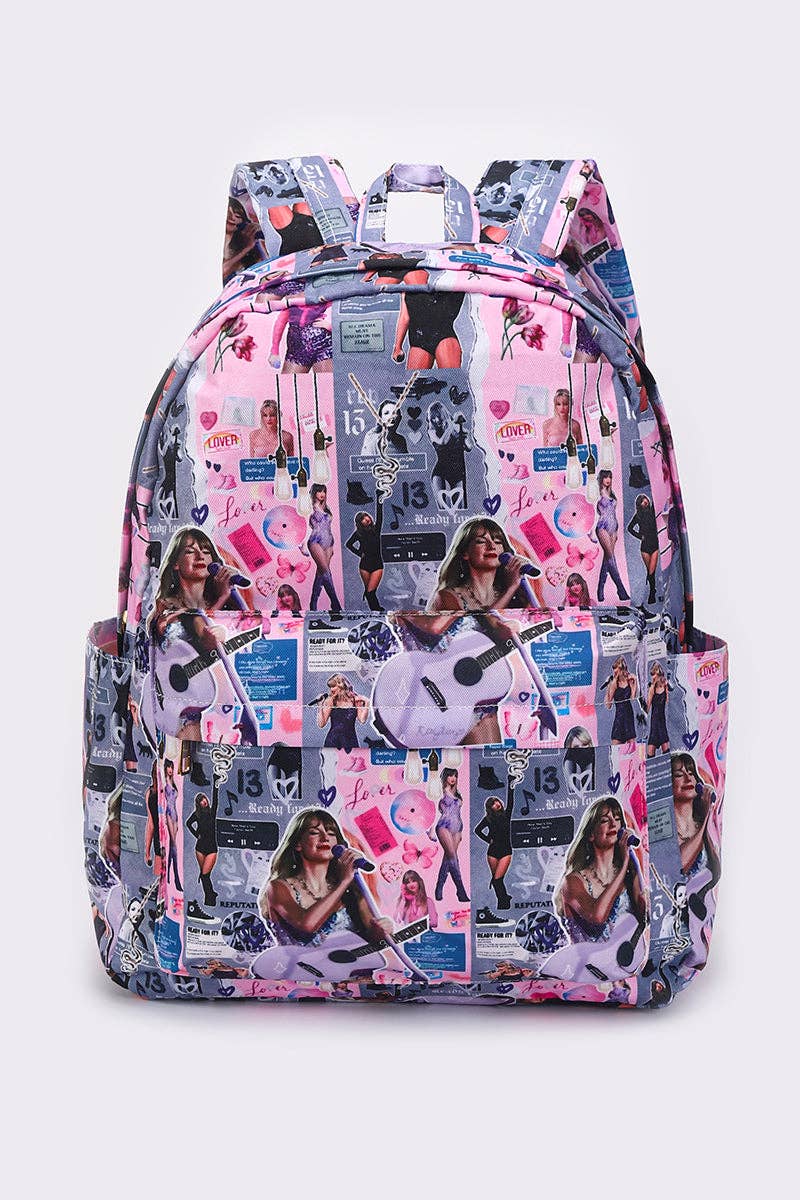 Grey T. Swift Tour Kids Backpack