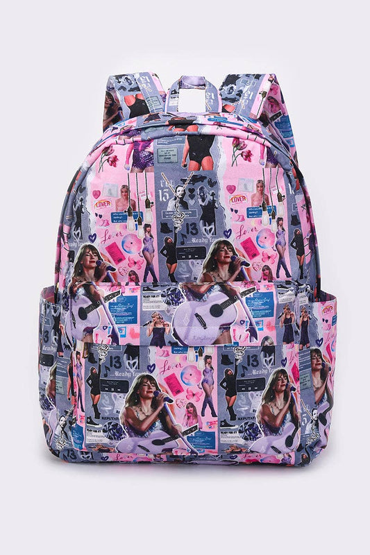 Grey T. Swift Tour Kids Backpack