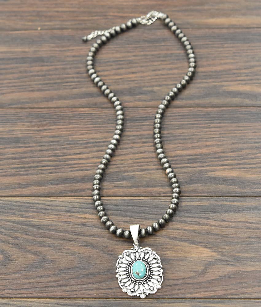 Navajo Concho Necklace