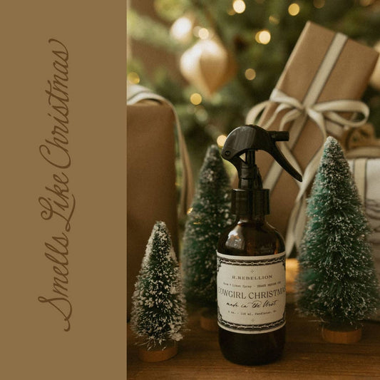 Cowgirl Christmas Room + Linen Spray 4 oz.