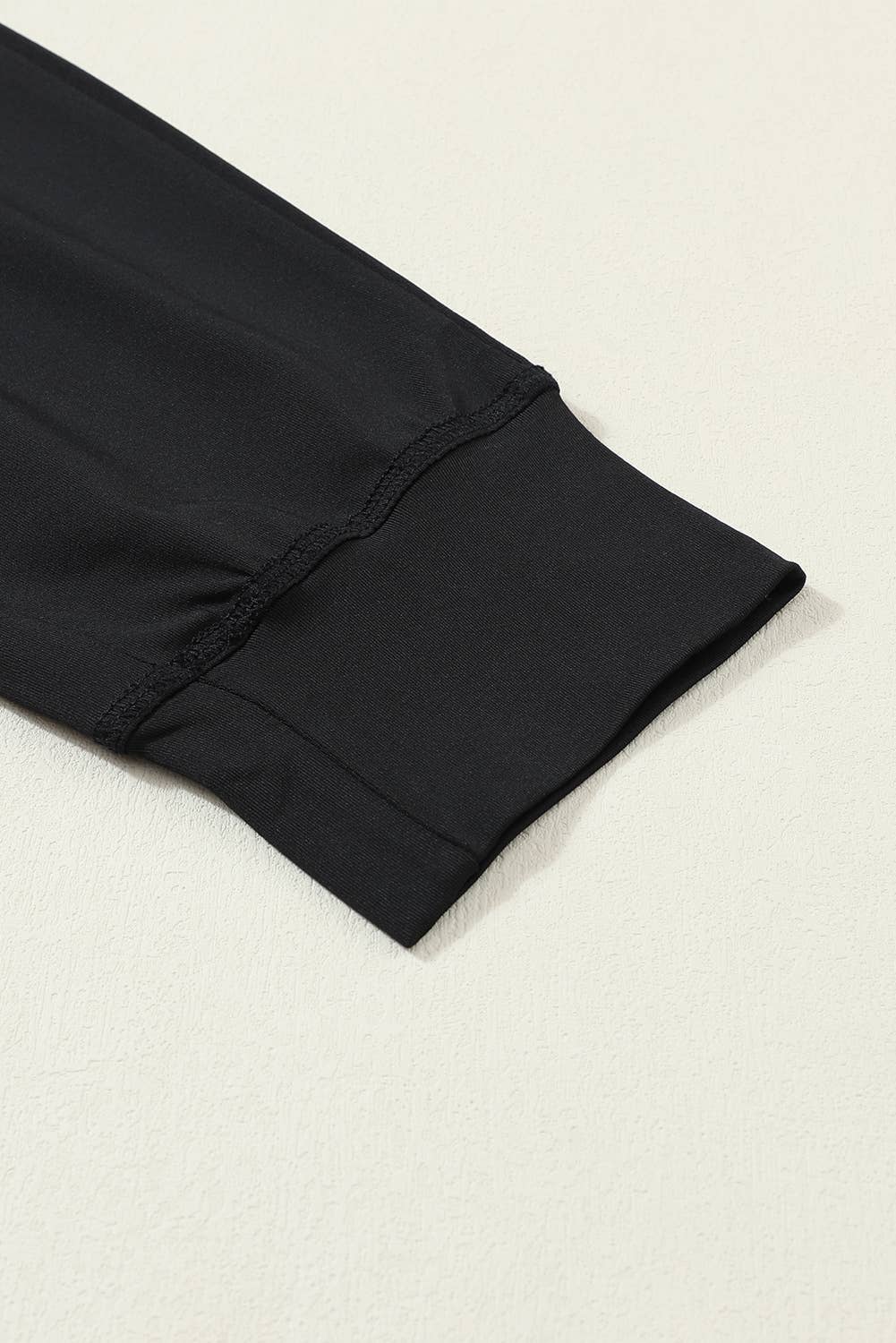Black Drawstring Casual Joggers
