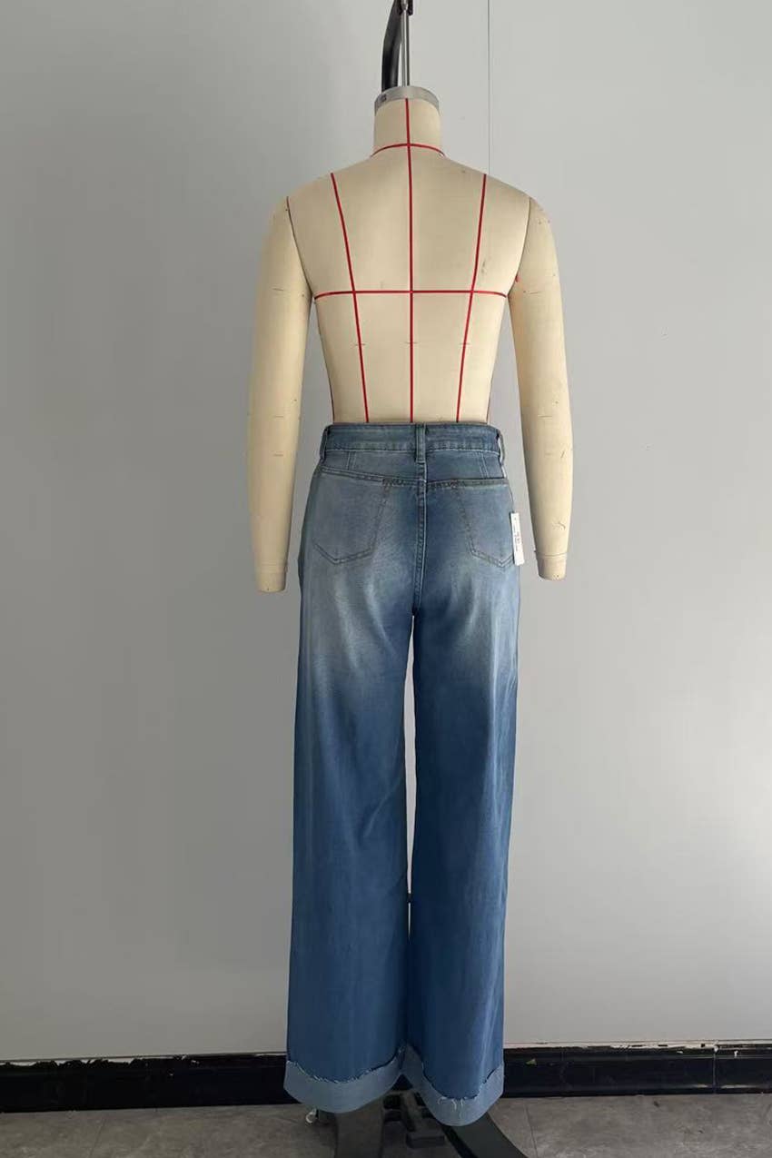 Casual Stretch Straight Leg Jeans