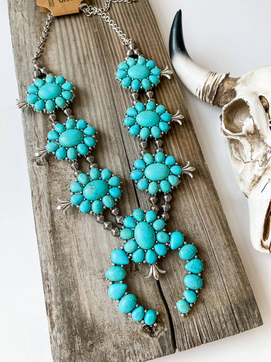 Squash Blossom Necklace Western Pendant Necklace