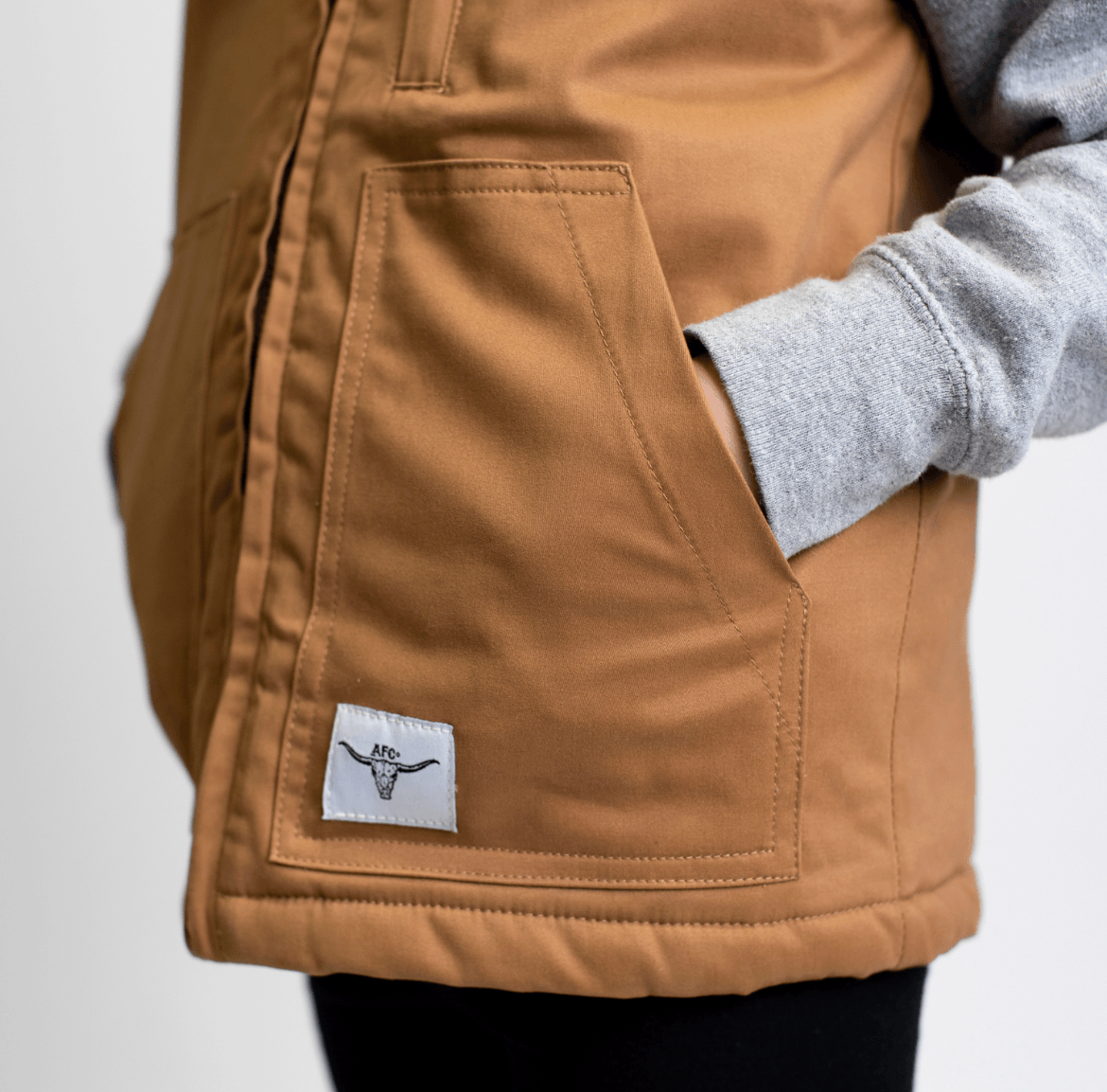 Child's Sherpa Lined Brown Vest
