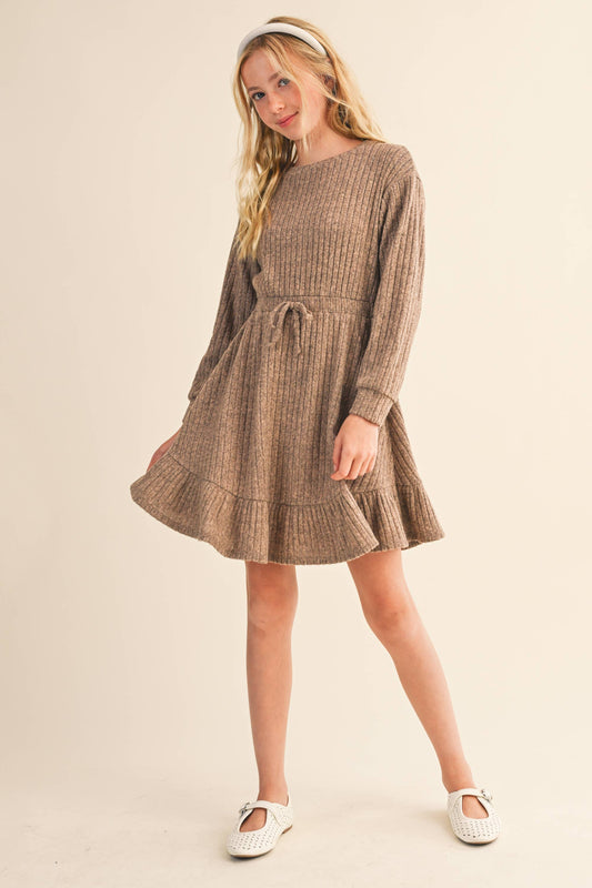 TWEEN  GIRLS LONG SLEEVE DRESS