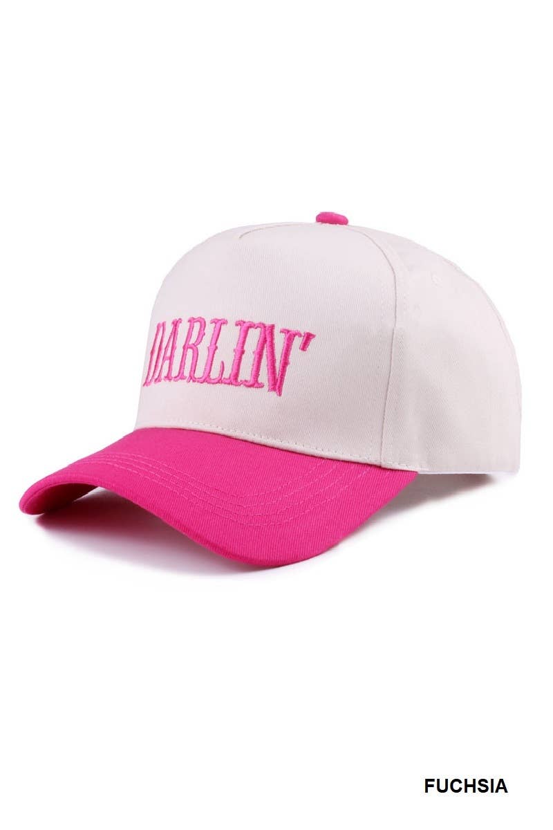 Darlin' Embroidered Two-tone Hat