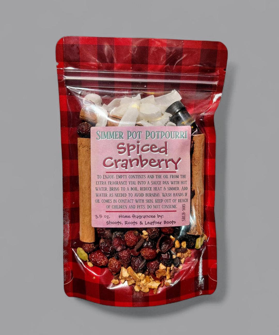 Potpourri Simmer Pot- Spiced Cranberry 3.5 oz.
