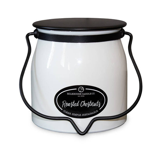 16 oz Butter Jar Candle: Roasted Chestnuts