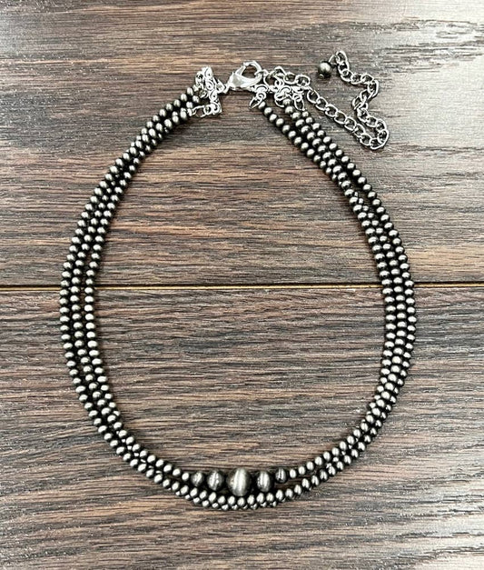 15" Navajo Bead Necklace