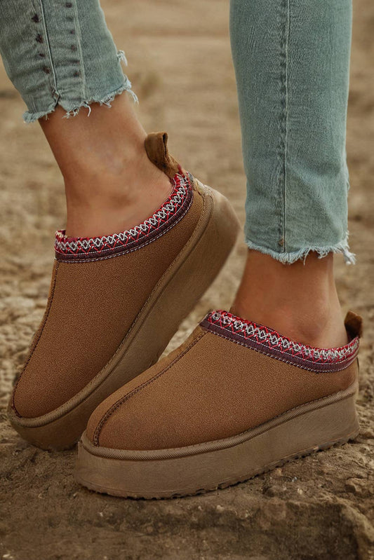Suede Slip On Shoe