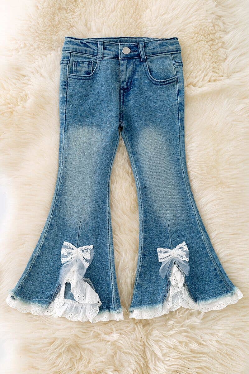 Girl’s Bow Bell Bottoms