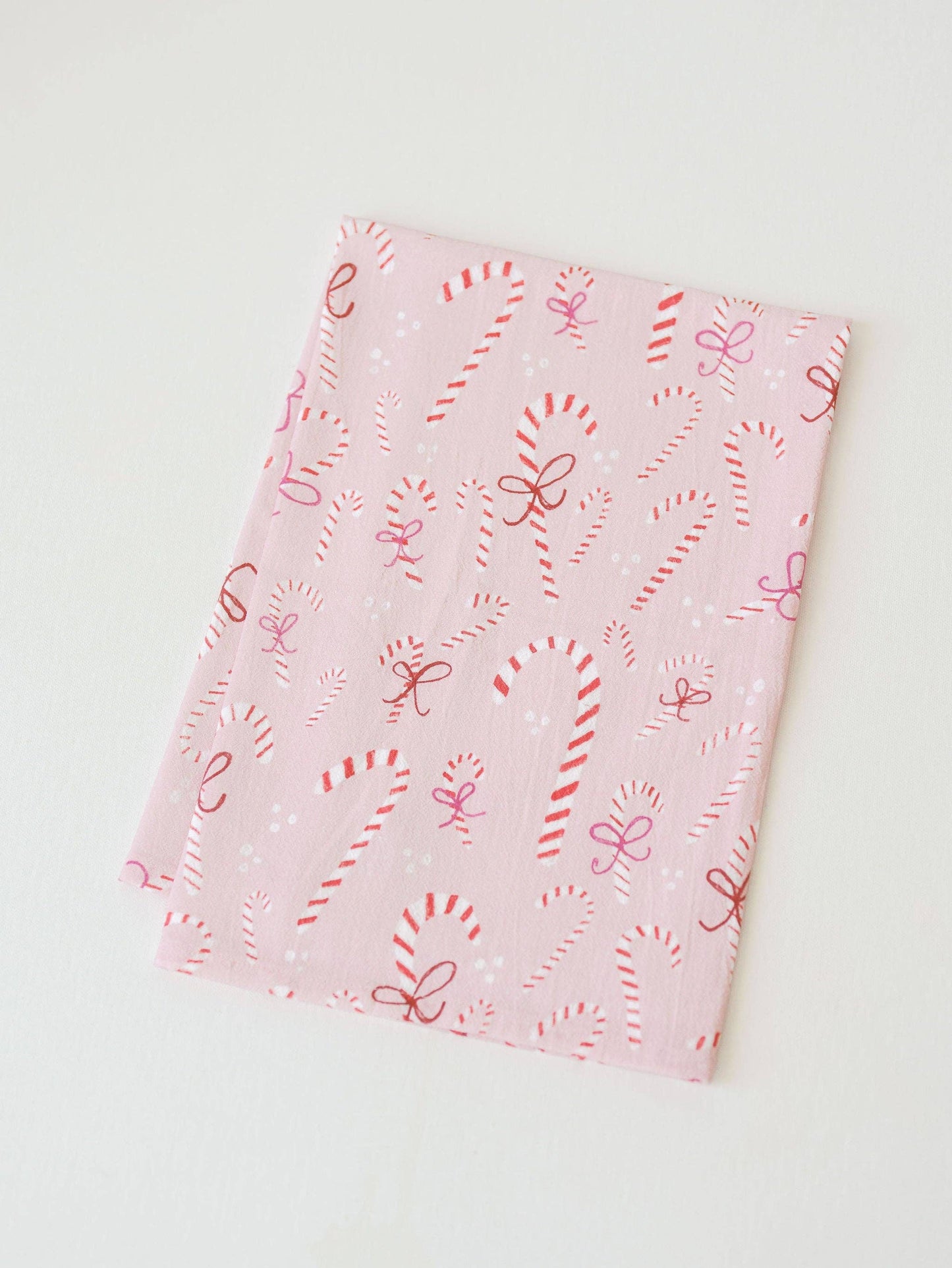 Candy Cane Full Pattern Flour Sack Towel