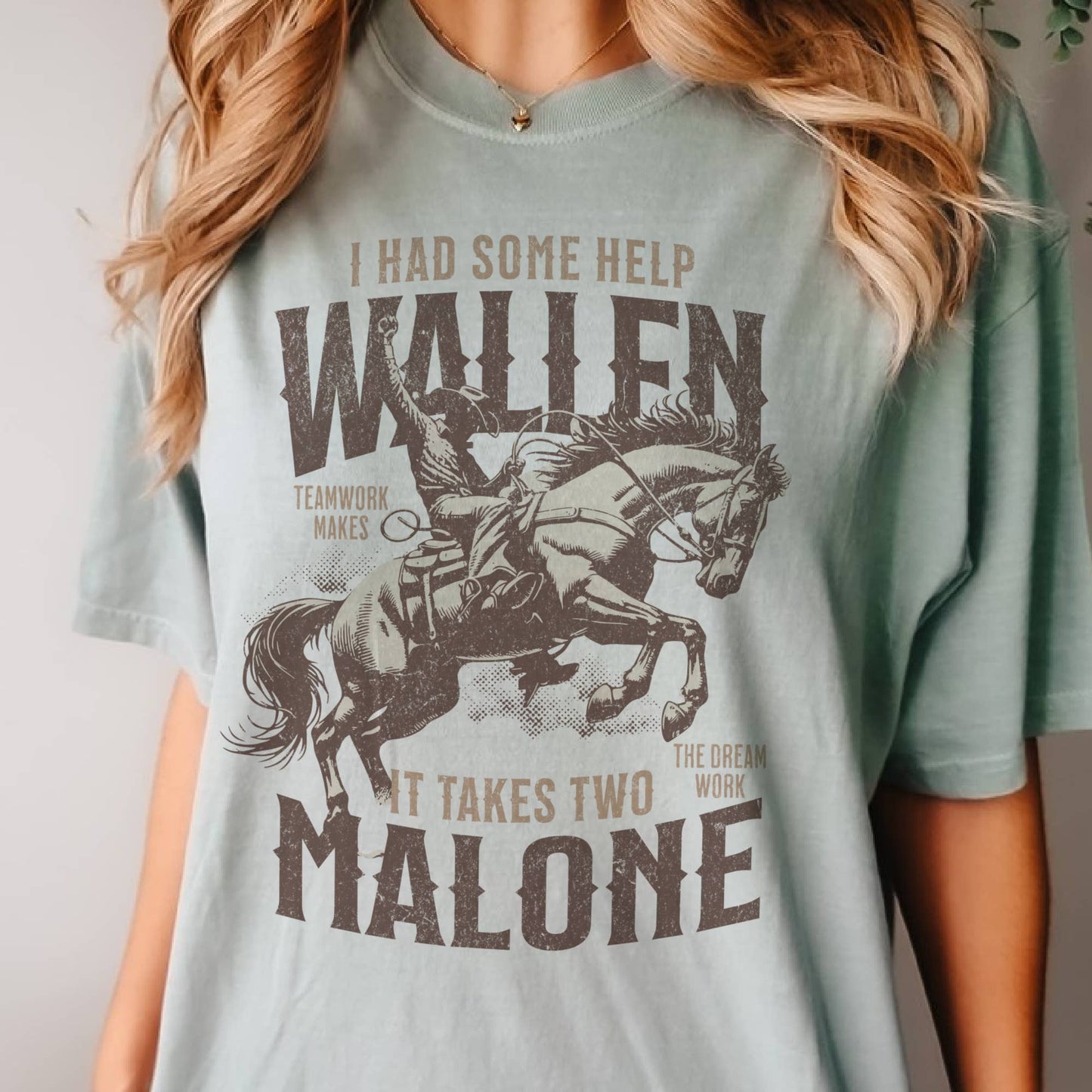 Wallen Malone Country Music Nashville Concert  Graphic Tee
