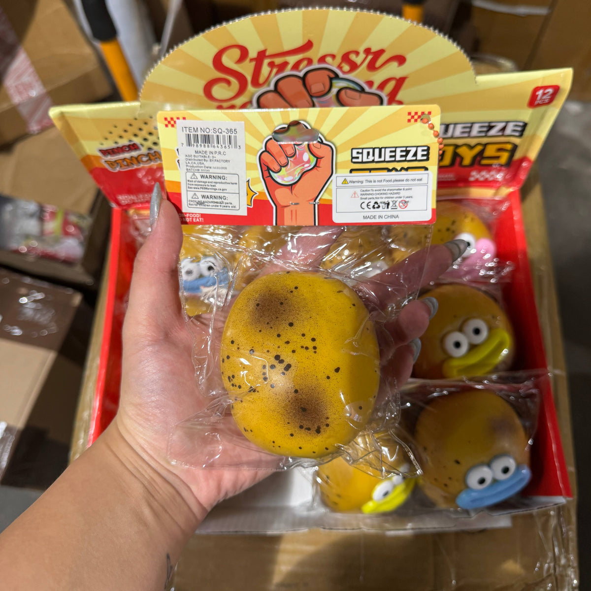 Crazy Faces Potato Squishy