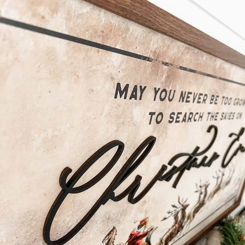 Search Skies Christmas Eve - Rectangle Style