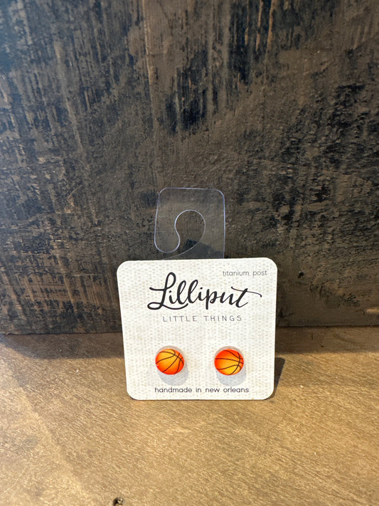 Kids Basketball Earrings